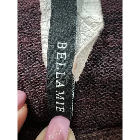 Women’s Bellamie Burgundy Shirt with Leopard print pocket - Picture 5 of 7